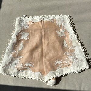 Zimmermann Nude Corsage Lily Shorts